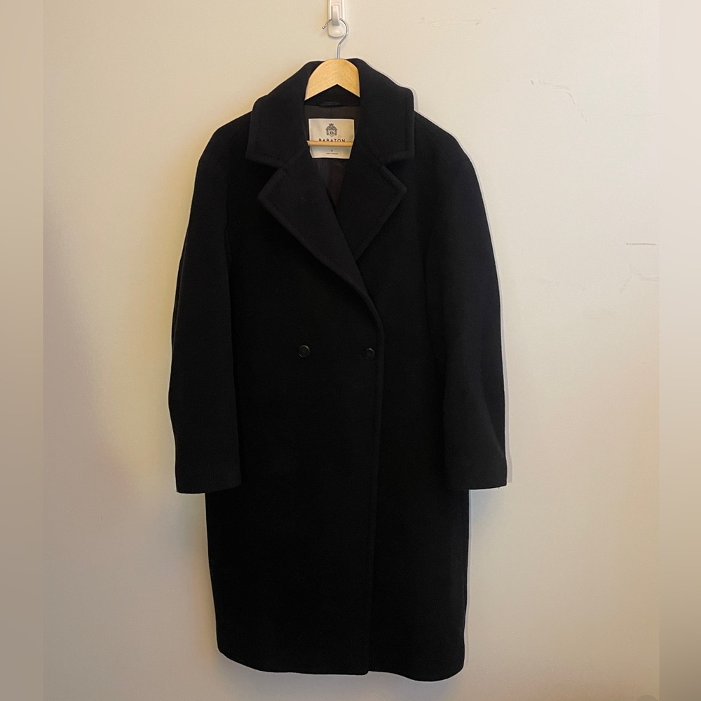 Double Breasted Babaton Wool/ Cashmere Coat